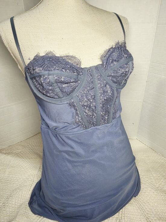 Urban Outfitters Dresses & Skirts - New Urban Outfitters Brenna Bustier Mini Dress in Periwinkle Blue Babydoll Sexy
